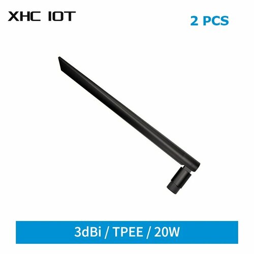 Всенаправленная Wi-Fi антенна 230 МГц SMA Male 30dBi XHCIOT TX230-JKD-20 для маршрутизаторов модуль LoRa модемные сетевые карты 2 шт 486₽