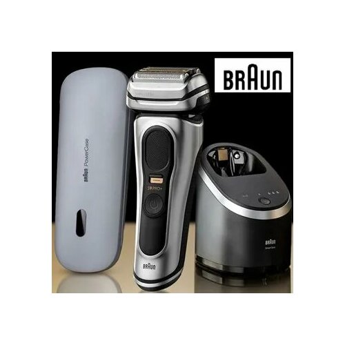 Braun Электробритва 9 pro+ 9677cc, серый