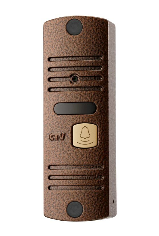 Вызывная панель для видеодомофонов CTV-D40 2МП 1080p угол обзора 70гр по горизонтали ИК подсветка (бронза)