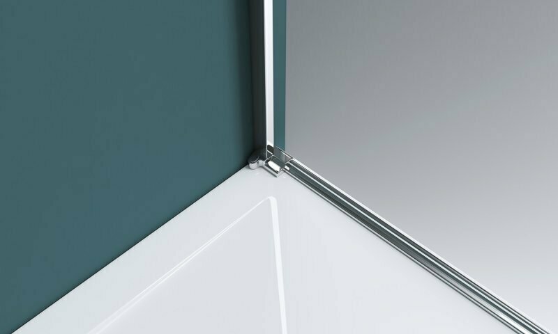 Душевая дверь Belbagno Kraft B-12-60/20-C-Cr-L - фото №4