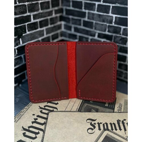 Кошелек Grey Goose, фактура матовая, красный