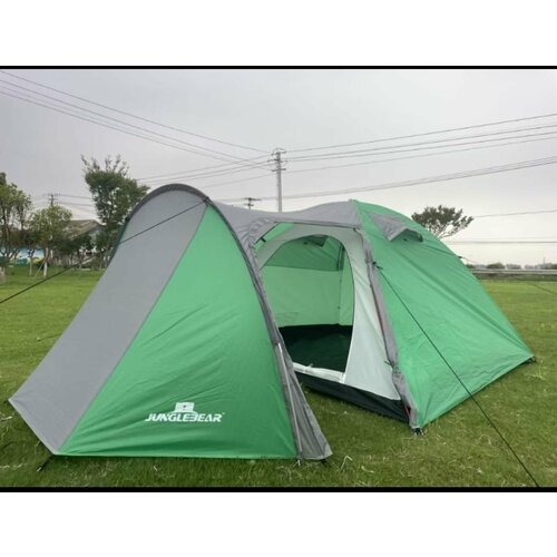 Палатка CD1504-2, двухместная, кемпинговая, летняя, цвет салатовый