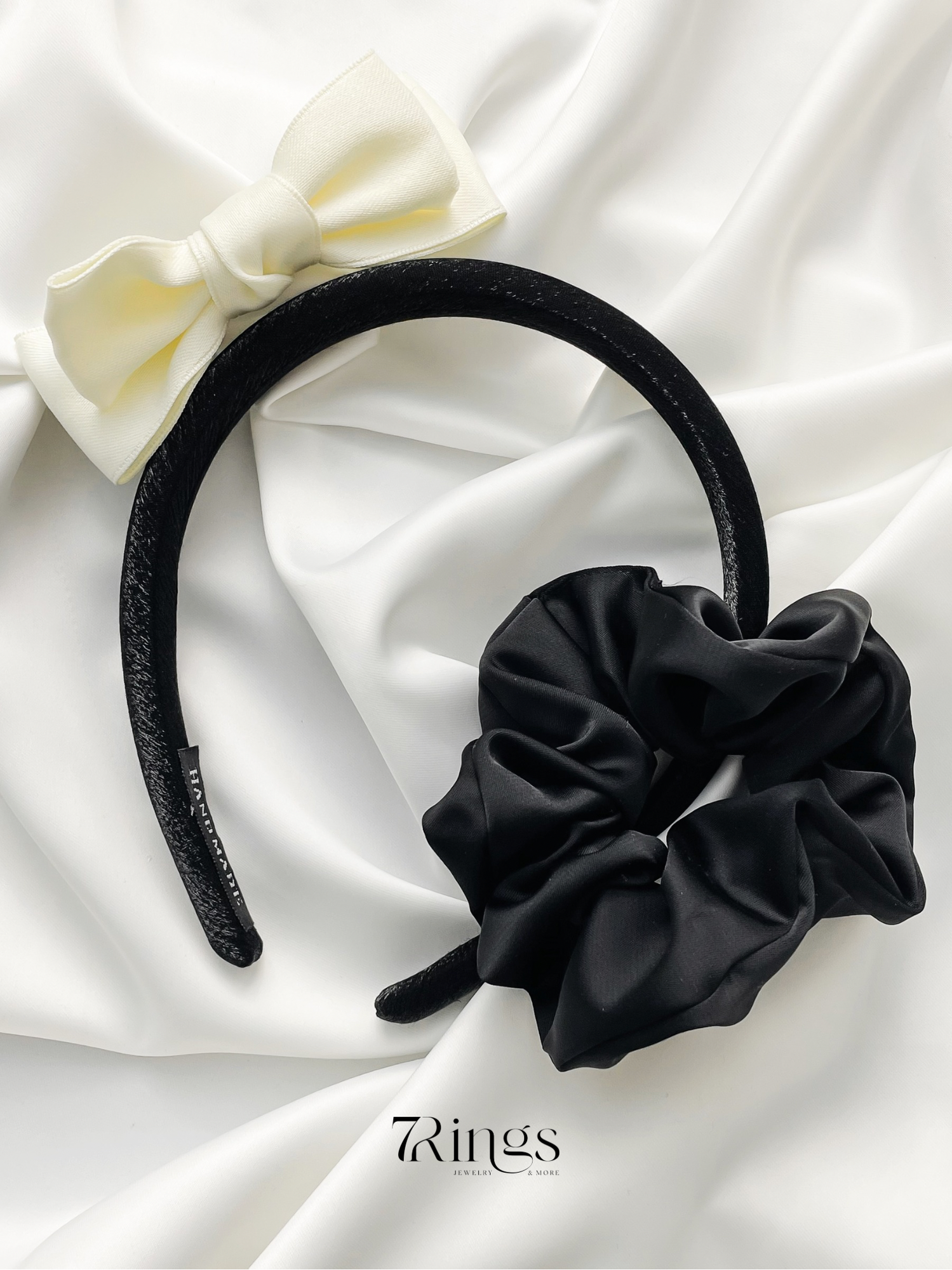 Набор аксессуаров для волос, комплект из ободка, резинки и бантика