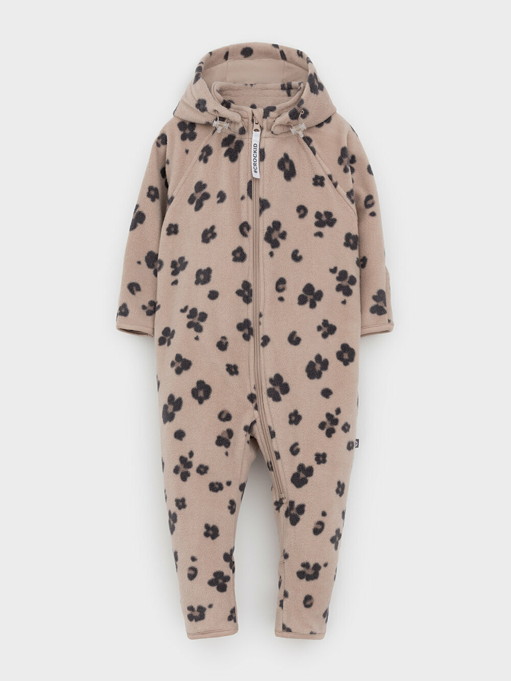 Комбинезон crockid ФЛ 60009/н/2 ГР, открытая стопа, размер 52/86, бежевый