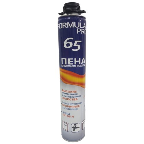 Профессиональная монтажная пена всесезонная FORMULA PROF 65 850мл