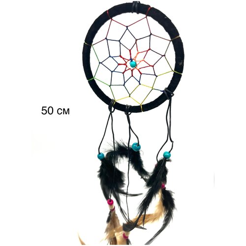 Ловец снов амулет Виденье декор для дома черный