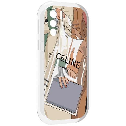 Чехол MyPads пакет-келин-париж женский для UleFone Note 13P задняя-панель-накладка-бампер