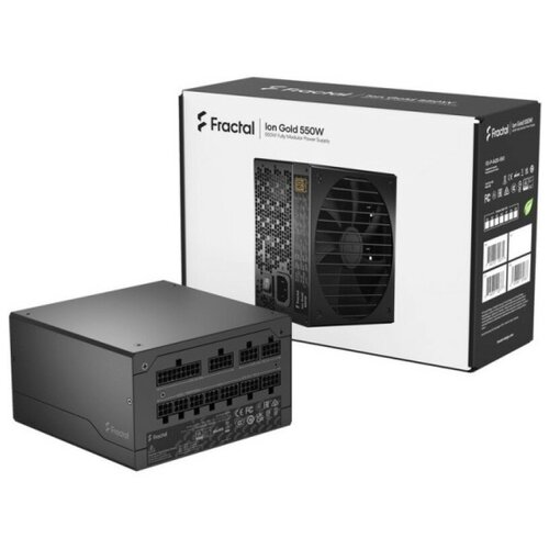 Блок питания Fractal Design ION 550 550Вт 140мм черный retail fd-p-ia2g-550-eu 1412000₽