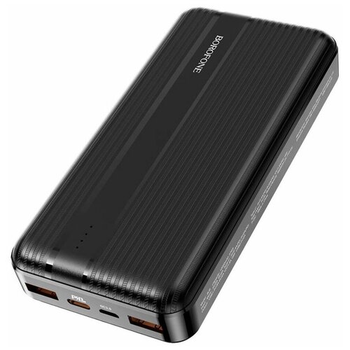 Внешний аккумулятор Borofone BJ9A 20000mAh 20W QC3.0+PD черный pd scoop20000 mah 22 5wsuper quick chargingpower bank