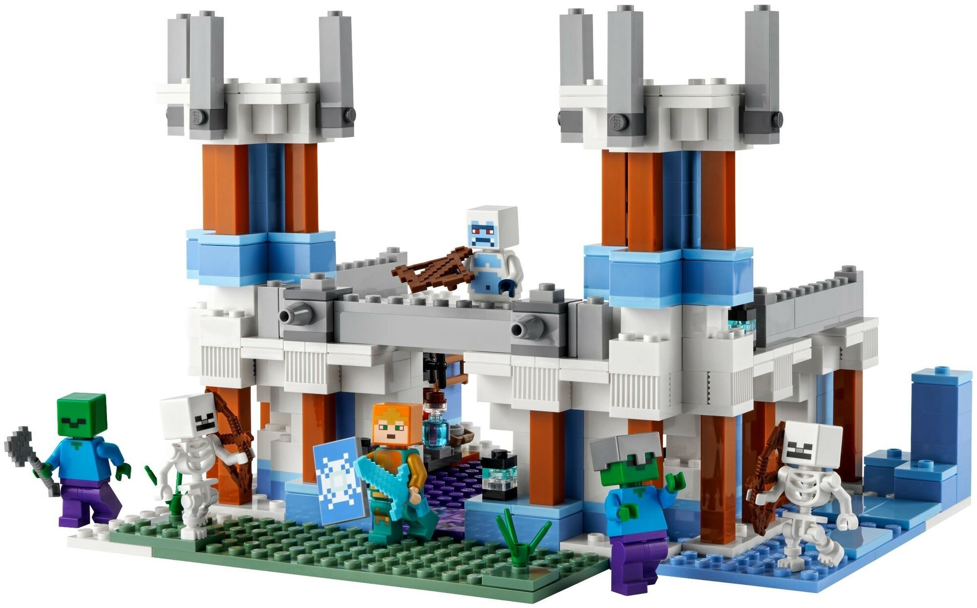 Конструктор LEGO Minecraft Ледяной замок 21186 - фото №1