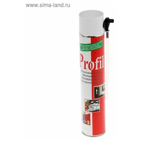 Пена монтажная Soudal Profil, 625 мл 1262713 пена монтажная soudal profil пистолетная летняя до 40 л 625 мл