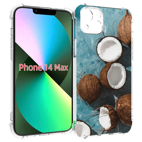Чехол MyPads красивые-кокосы для iPhone 14 Plus (6.7) задняя-панель-накладка-бампер чехол mypads красивые кокосы для iphone 14 plus 6 7 задняя панель накладка бампер