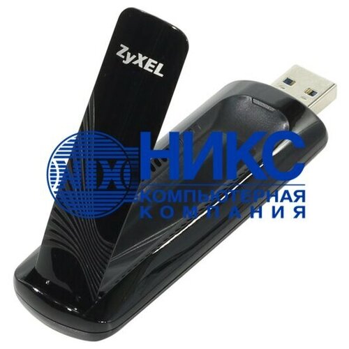 Сетевой адаптер WiFi Zyxel NWD6605-EU0101F USB 3.0 (ант.внеш.съем+внутр.) 2ант.