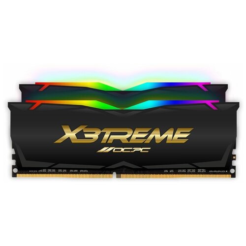 Модуль памяти DDR 4 DIMM 32Gb 16Gbx2 4000Mhz OCPC X3 RGB MMX3A2K32GD440C19BL RGB CL19 BLACK LABEL 1232300₽