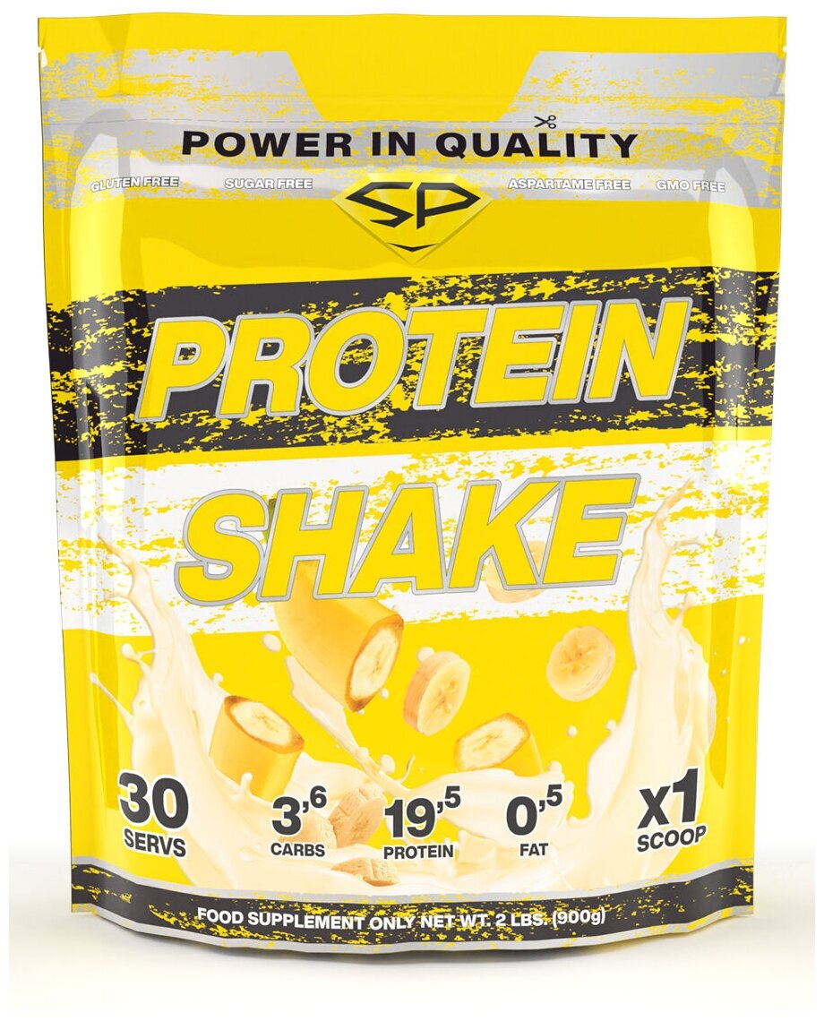 STEEL POWER Protein Shake (900 грамм) (Банан)