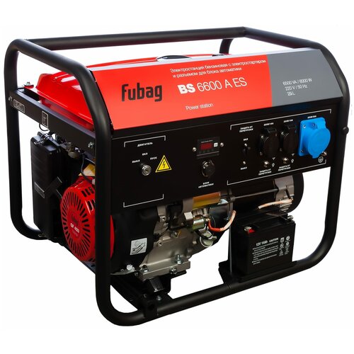 бензиновый генератор fubag bs 6600 a es Бензиновый генератор Fubag BS 6600 A ES