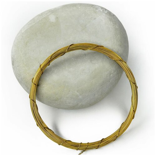 Проволока латунная/Проволока для рукоделия мягкая 0,6 мм, моток 12 м