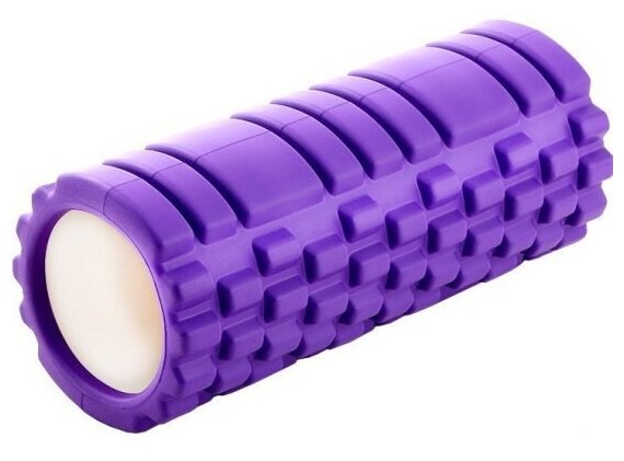 Валик для фитнеса Bradex туба массажный, фиолетовый
