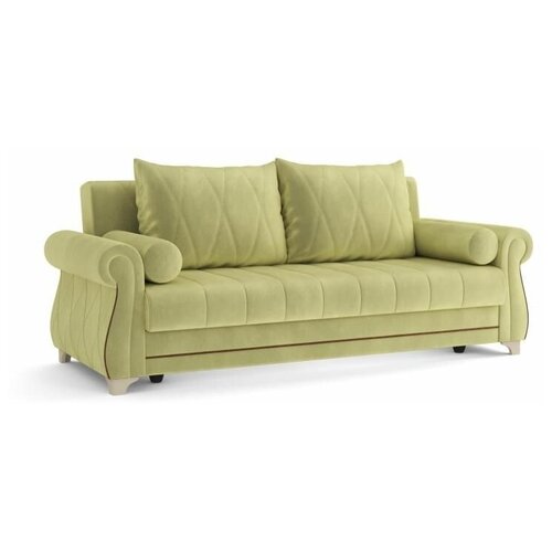 Диван-кровать Порто 900/239/108 Велюр Тенерифе нефрит / Велюр Тенерифе шоколад