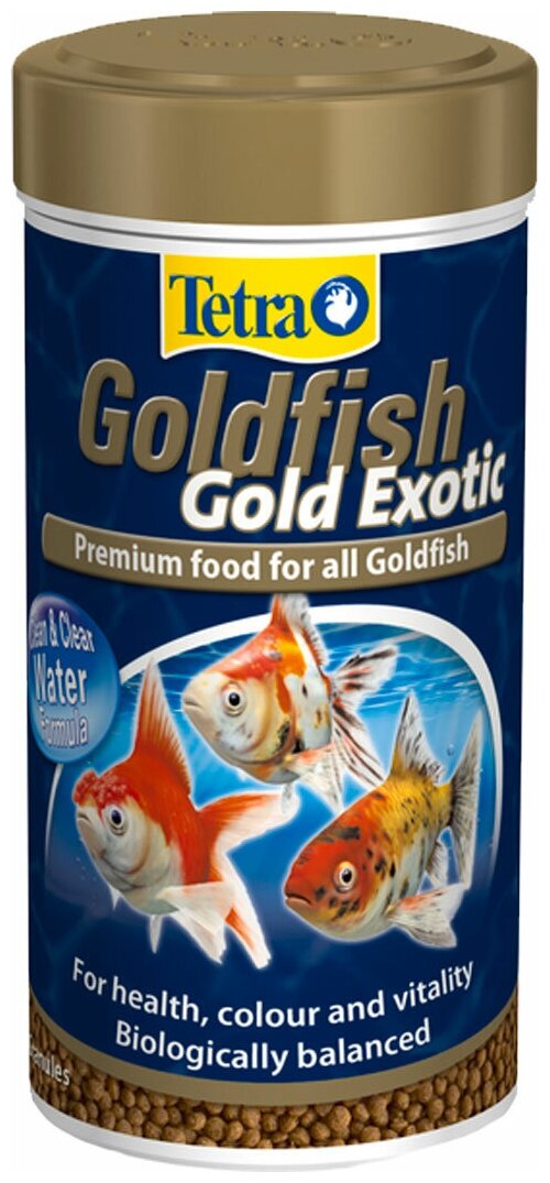 TETRA GOLDFISH GOLD EXOTIC основной корм для золотых рыбок (250 мл)