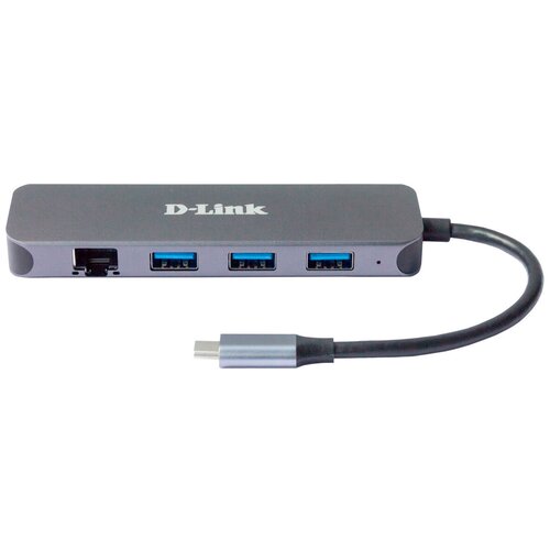Разветвитель USB 30 D-Link DUB-2334 5порт черный DUB-2334A1A 4200₽