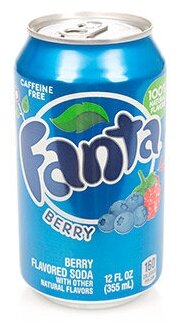 "Fanta" Berry (Ягоды) 355 мл. шт. ж/б - фотография № 6