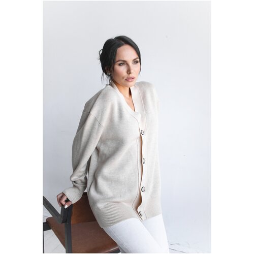 Кардиган на пуговицах FACE бежевый