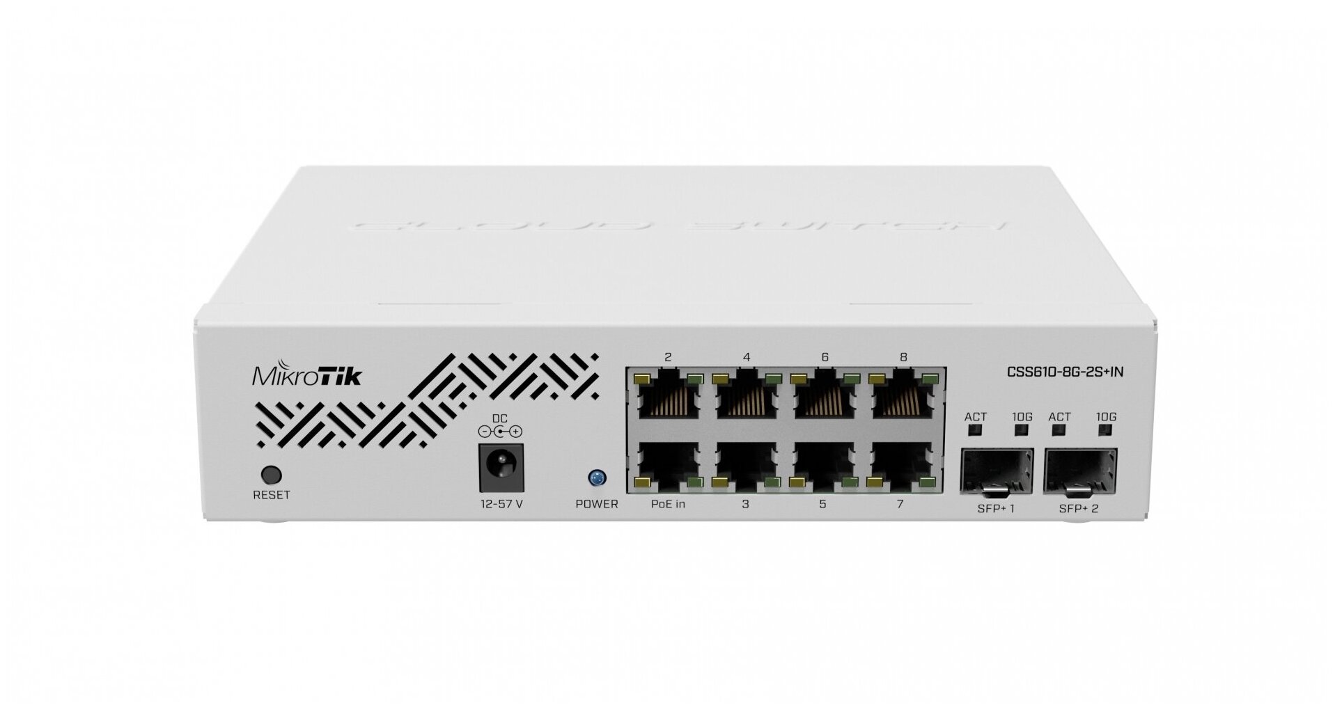 Коммутатор Mikrotik CSS610-8G-2S+IN Cloud Smart Switch