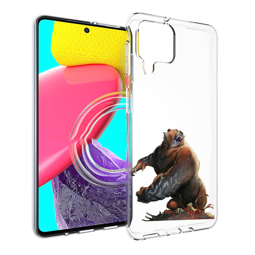 Чехол MyPads Медведь-жестокий для Samsung Galaxy M53 (SM-M536) задняя-панель-накладка-бампер