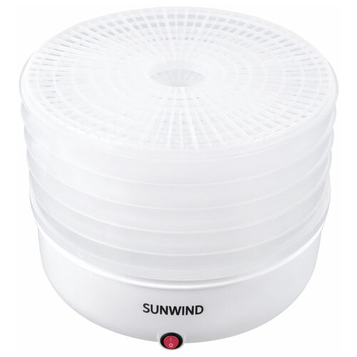 Сушка для фруктов и овощей SunWind SUN-FD-1 5под 150Вт белый 184000₽