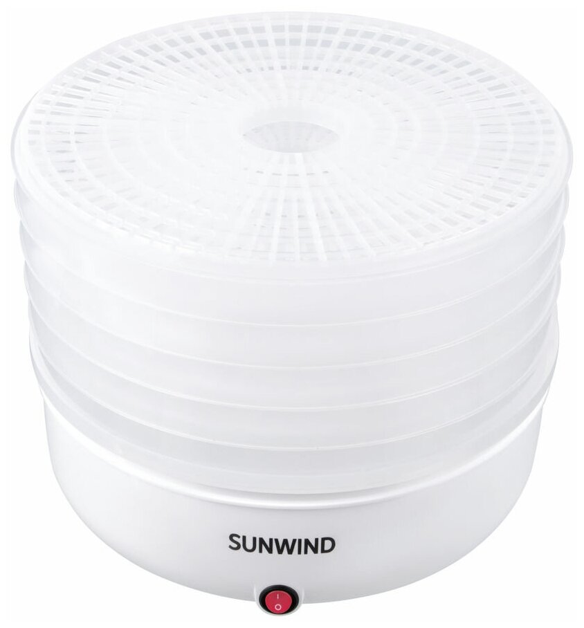 Сушка для фруктов и овощей SunWind SUN-FD-1 5под. 150Вт белый