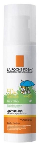 Солнцезащитное молочко для детей и младенцев LA Roche-posay Anthelios SPF 50+, 50 мл.