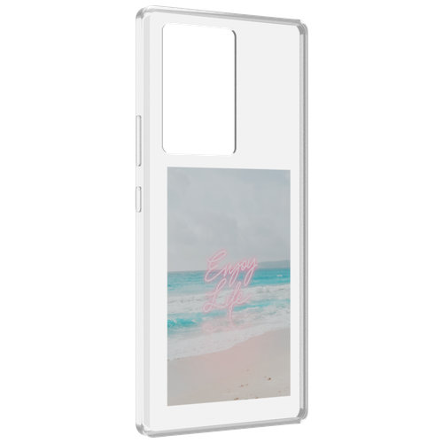 Чехол MyPads красивый пляж для ZTE Nubia Z40 Pro задняя-панель-накладка-бампер
