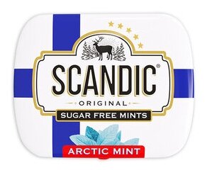 Scandic Освежающие драже без сахара со вкусом Арктическая мята, 1 шт. - фотография № 2
