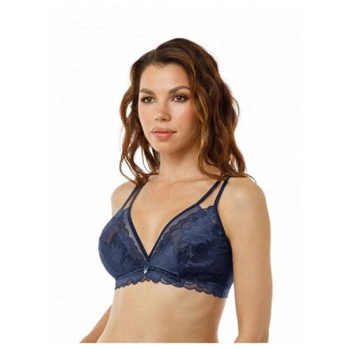 Бюстгальтер мягкая чашка Lengy 10701 C размер 75C сапфир синий 1212₽