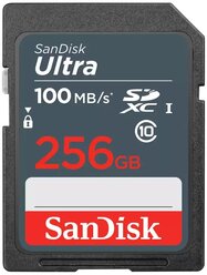 Карта памяти SanDisk Memory Card Ultra SDXC, 256 Гб