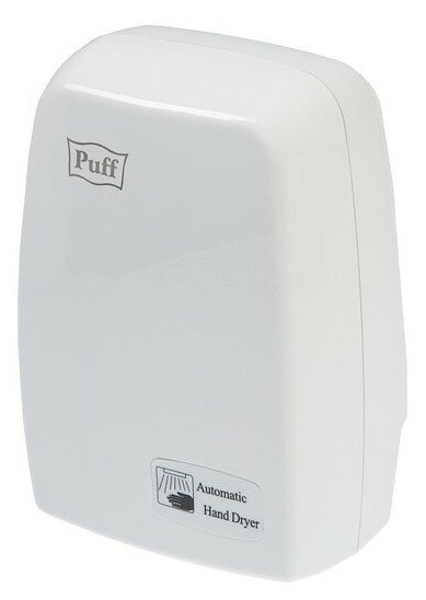 Сушилка для рук Puff-120, 1.2 кВт, 182х120х267 мм, белый - фотография № 1