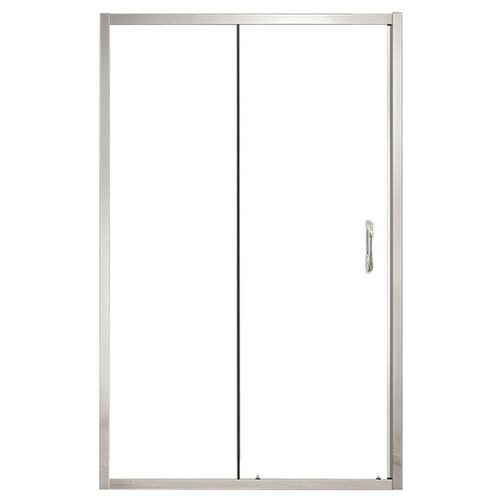 Душевая дверь Azario MILTON раздвижная 140х200, толщина полотна 6мм левая, цвет профиля серебро