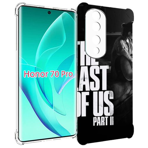 Чехол MyPads The Last of Us Part II Элли для Honor 70 Pro / 70 Pro Plus задняя-панель-накладка-бампер