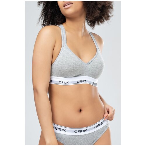 фото Бюстгальтер opium b-18, серый (размер: xl)