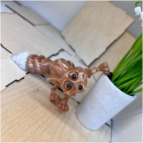 Лис озорной / игрушка антистресс / лисичка / тактильный подарок