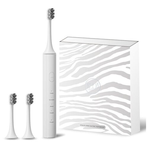 Зубная щетка электрическая звуковая 2 насадки 367000₽