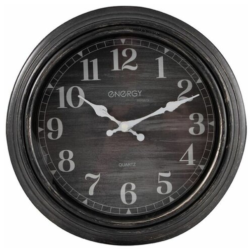 Часы настенные ENERGY ЕС-152 29,3 см, черный