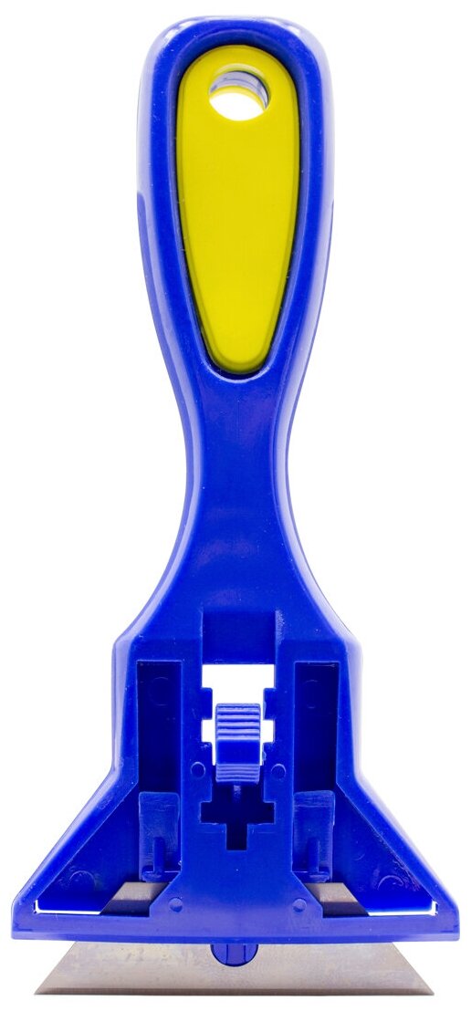 RS-19BY Скребок Eurokitchen для чистки стеклокерамики, синий/желтый