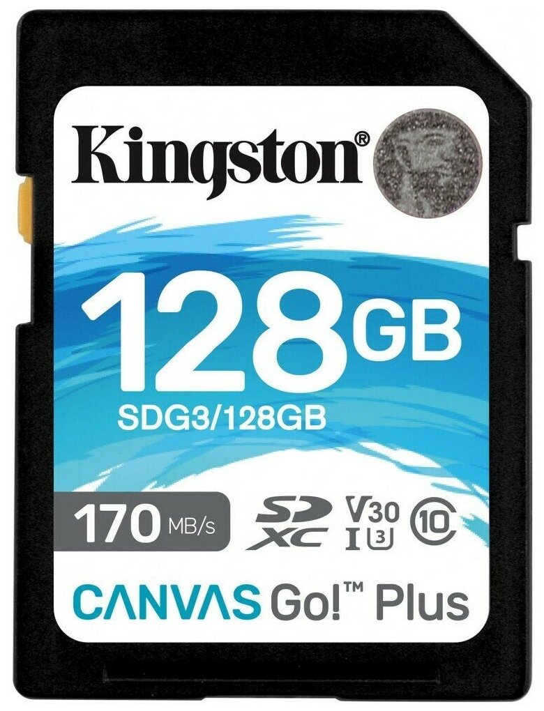 Карта памяти 128Gb SD Kingston (SDG3/128GB)