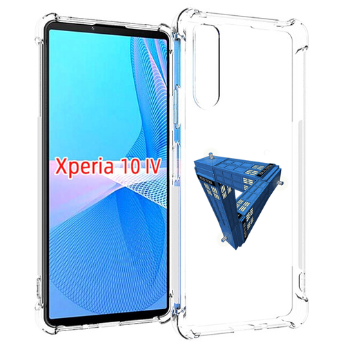 чехол mypads яркая абстракция круглый цветок для sony xperia 10 iv 10 4 задняя панель накладка бампер Чехол MyPads головолока абстракция для Sony Xperia 10 IV (10-4) задняя-панель-накладка-бампер