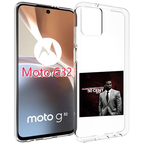 Чехол MyPads 50 Cent - Dont Call It A Comeback Vol для Motorola Moto G32 задняя-панель-накладка-бампер