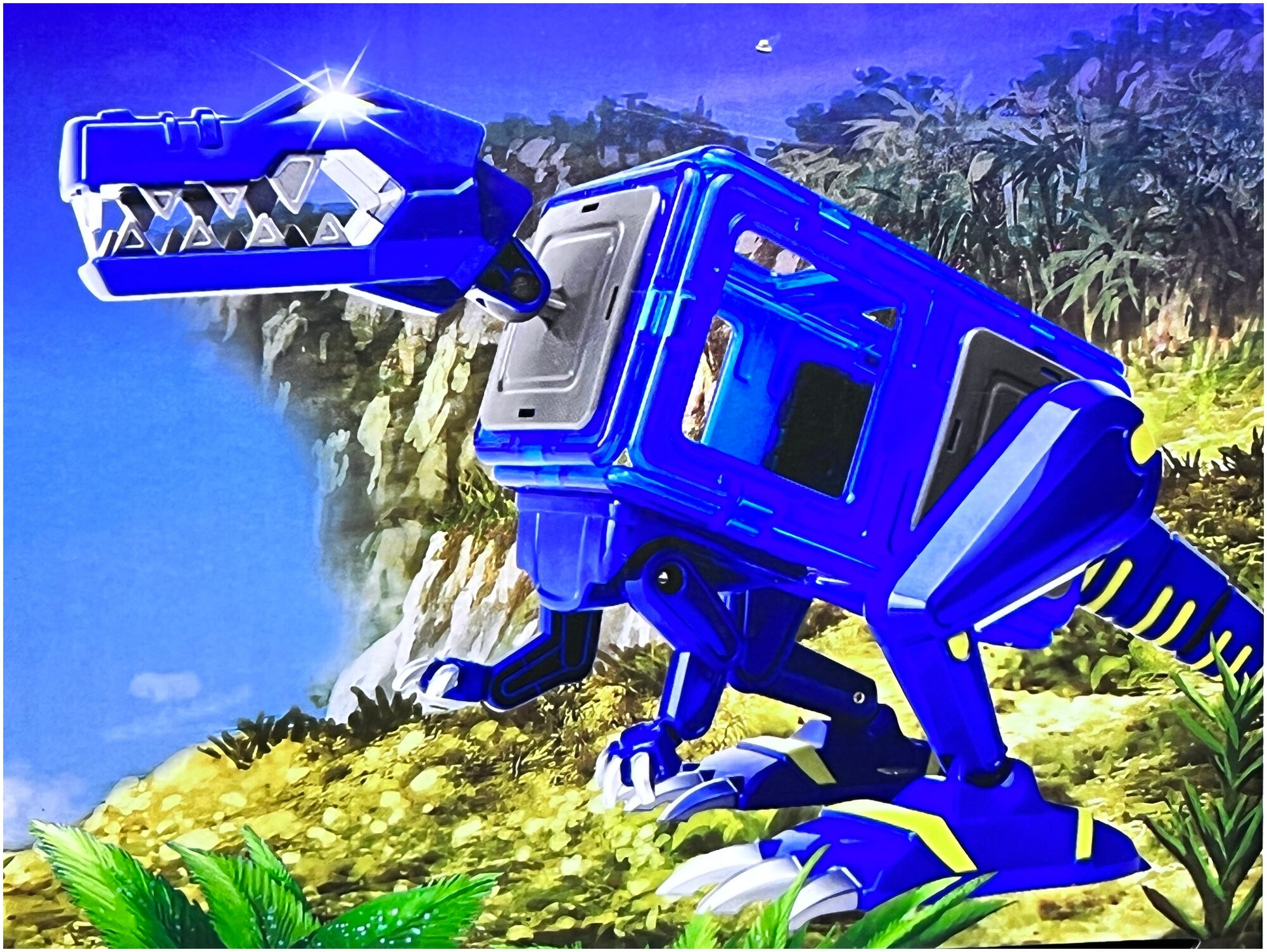 фото Магнитный конструктор Динозавр