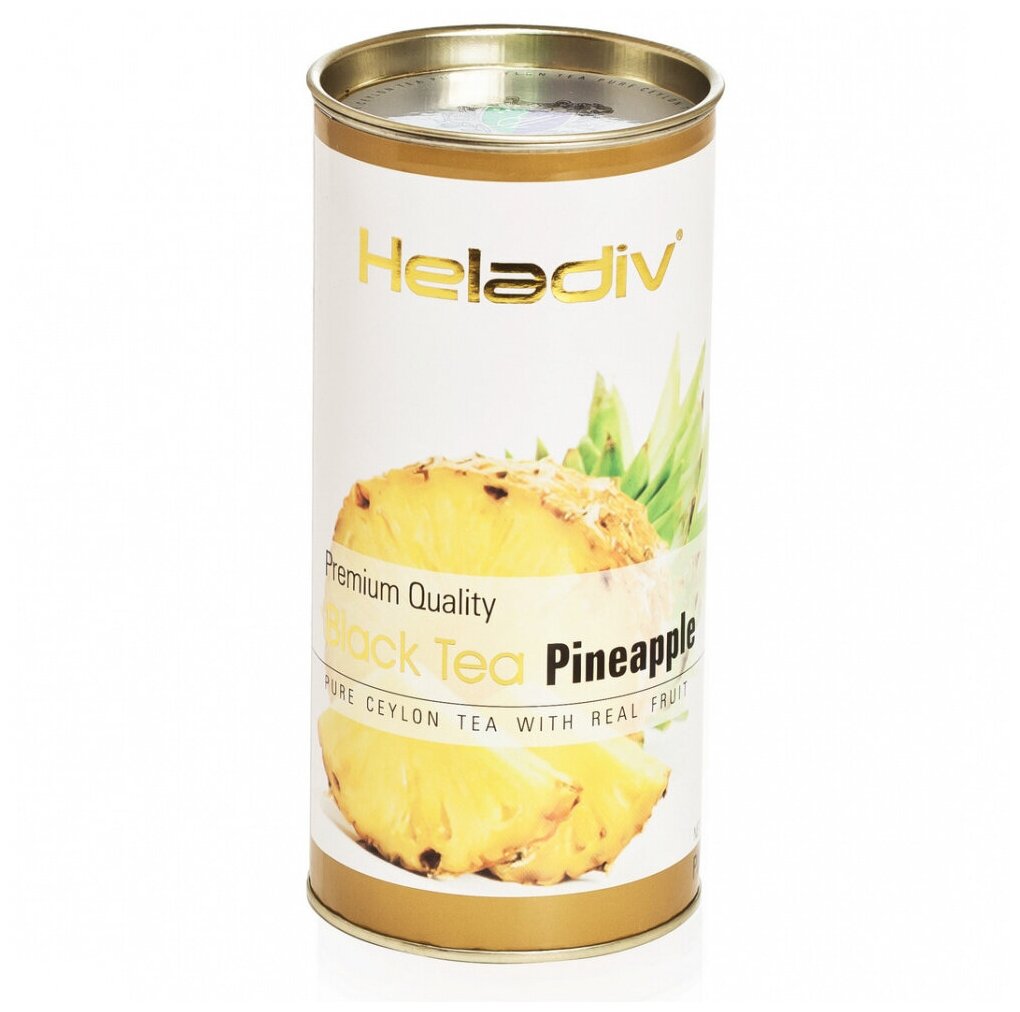 Чай Heladiv Pineapple (ананас), черный листовой, 100г - фотография № 8