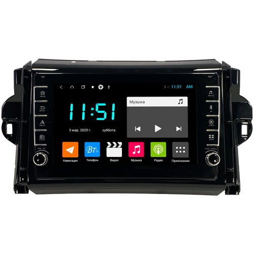 Штатная магнитола Zenith Toyota Fortuner 2015-2018, Android 10, 4/64GB